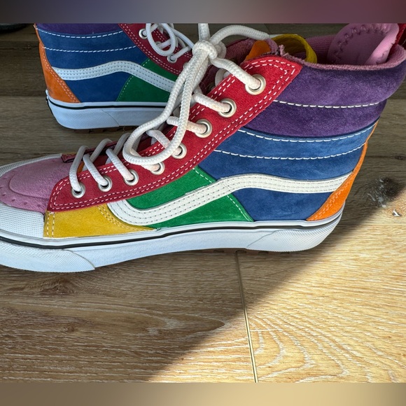 Vans Sk8-Hi MTE 2.0 DX Rainbow Sneakers Shoes - Picture 5 of 10